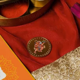 24K Gold Foil Hanumanji Coin
