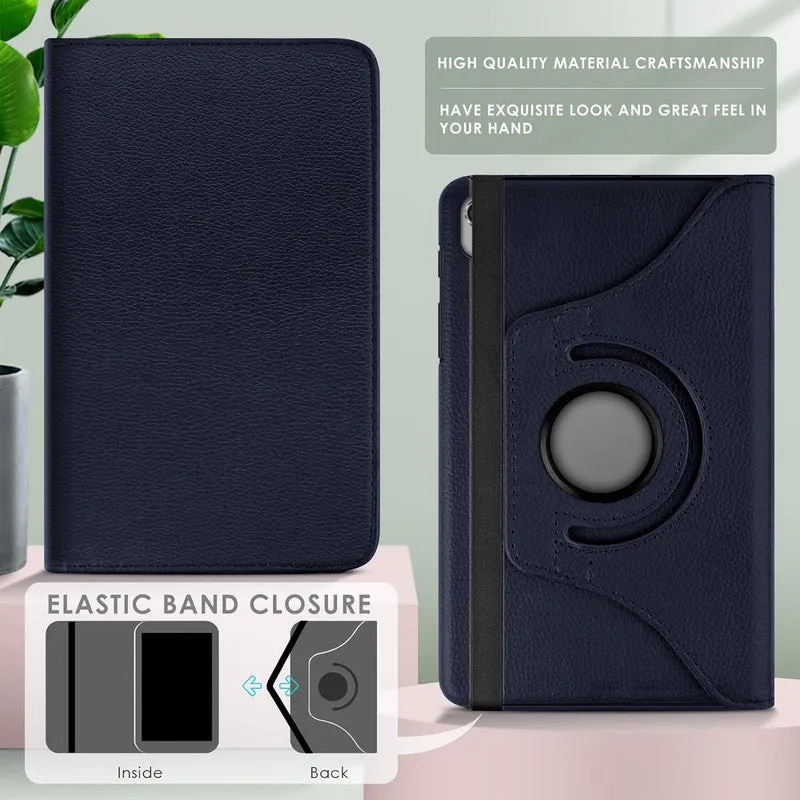 360 Degree Rotating PU Leather Tablet Flip Cover For Lenovo M10 Plus X606