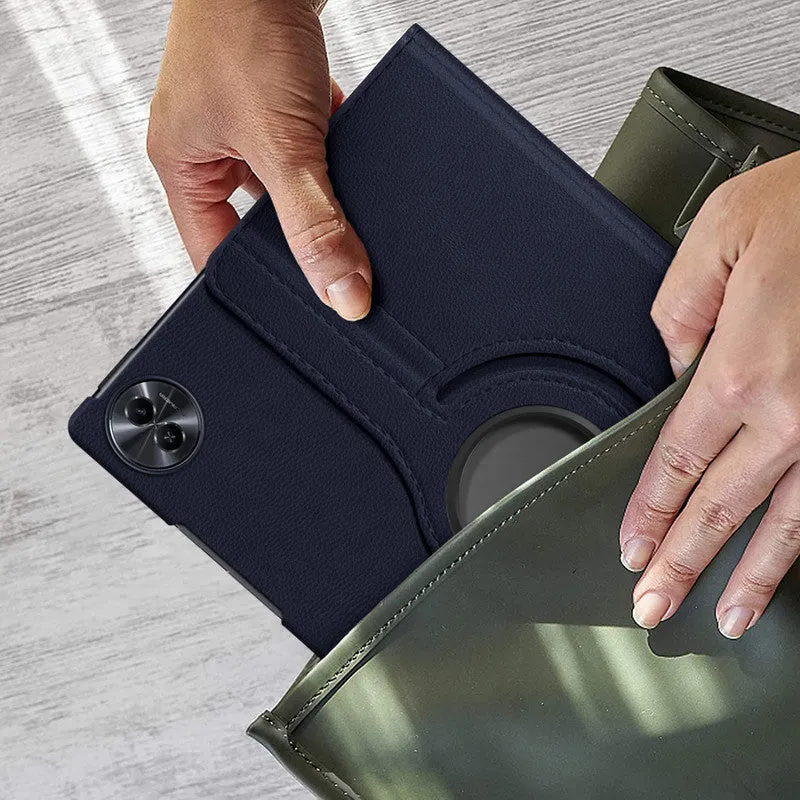 360 Degree Rotating PU Leather Tablet Flip Cover For Realme pad 2
