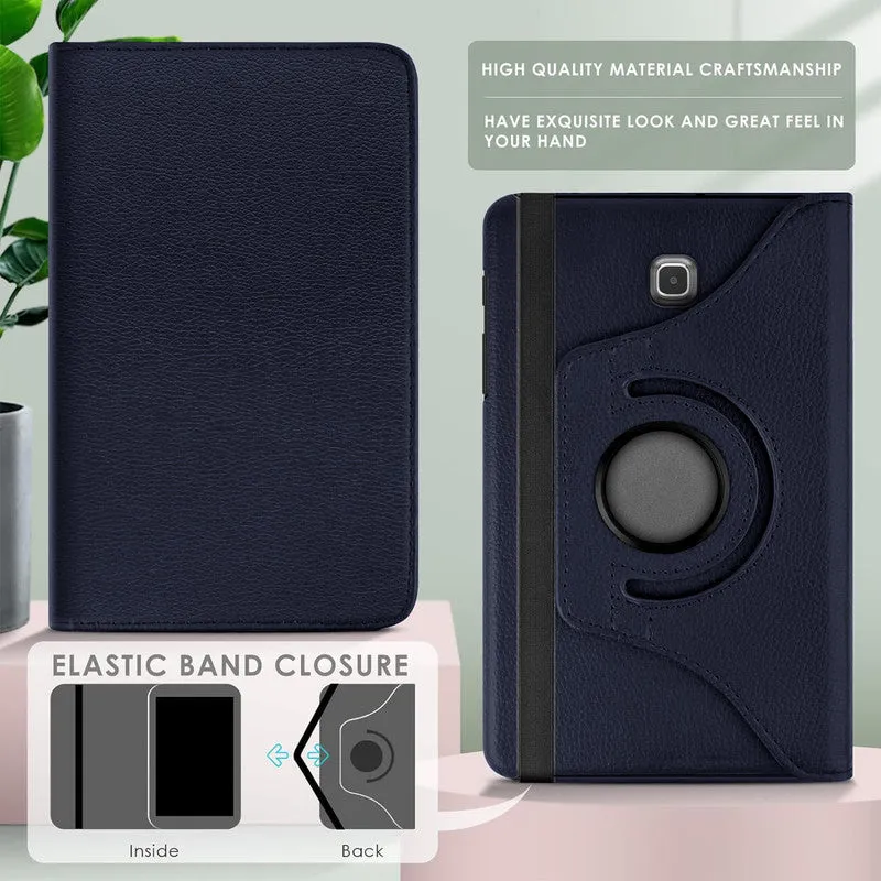360 Degree Rotating PU Leather Tablet Flip Cover For Samsung Galaxy Tab A SM-T350 8-Inch