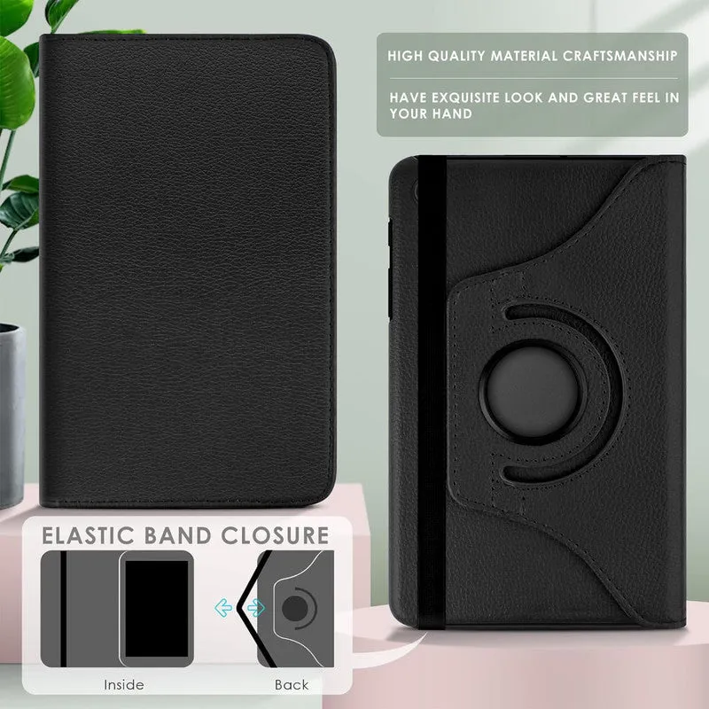 360 Degree Rotating PU Leather Tablet Flip Cover For Samsung Tab A8 SM-X200 10.5"