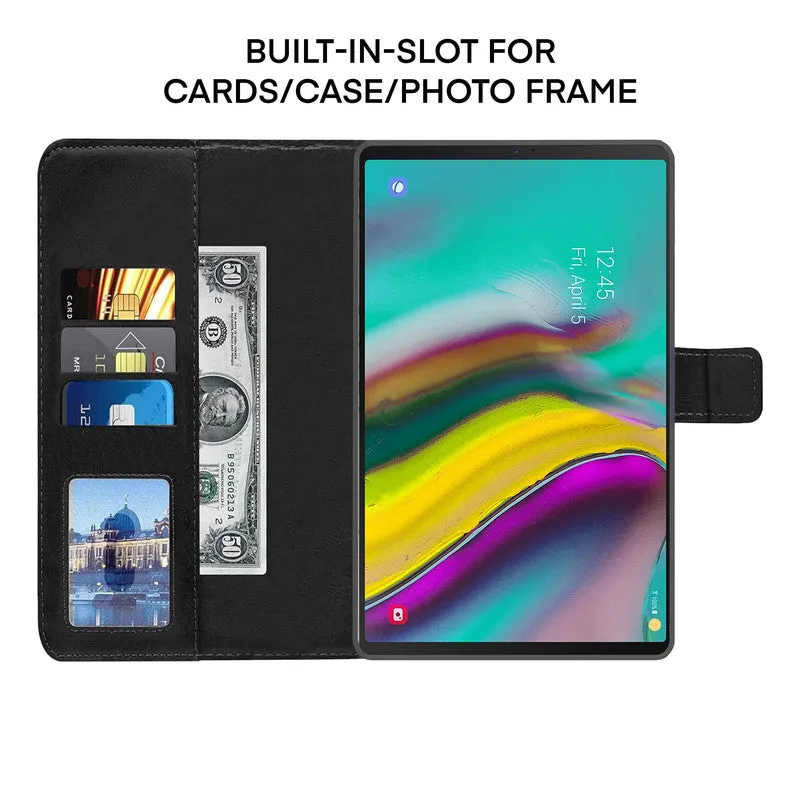 360 Degree Rotating PU Leather Tablet Flip Cover For Samsung Tab S5e SM-T725