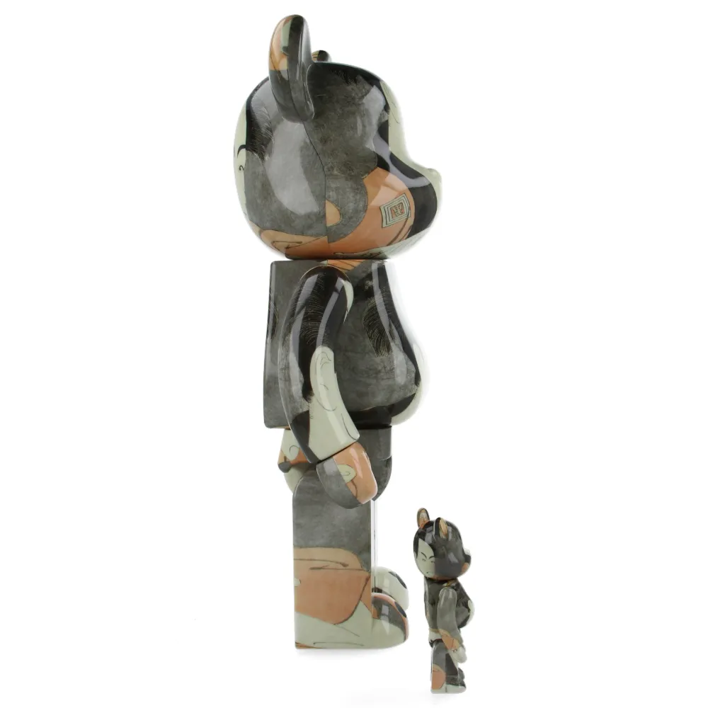 400%   100% Bearbrick Boston Museum Toshusai Sharaku - Ichikawa Omezo Yakkoippei