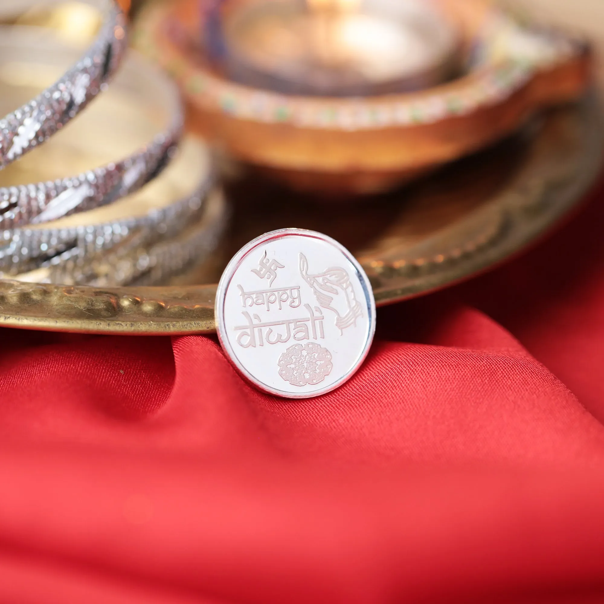 999 Silver Coin - Happy Diwali (5g)