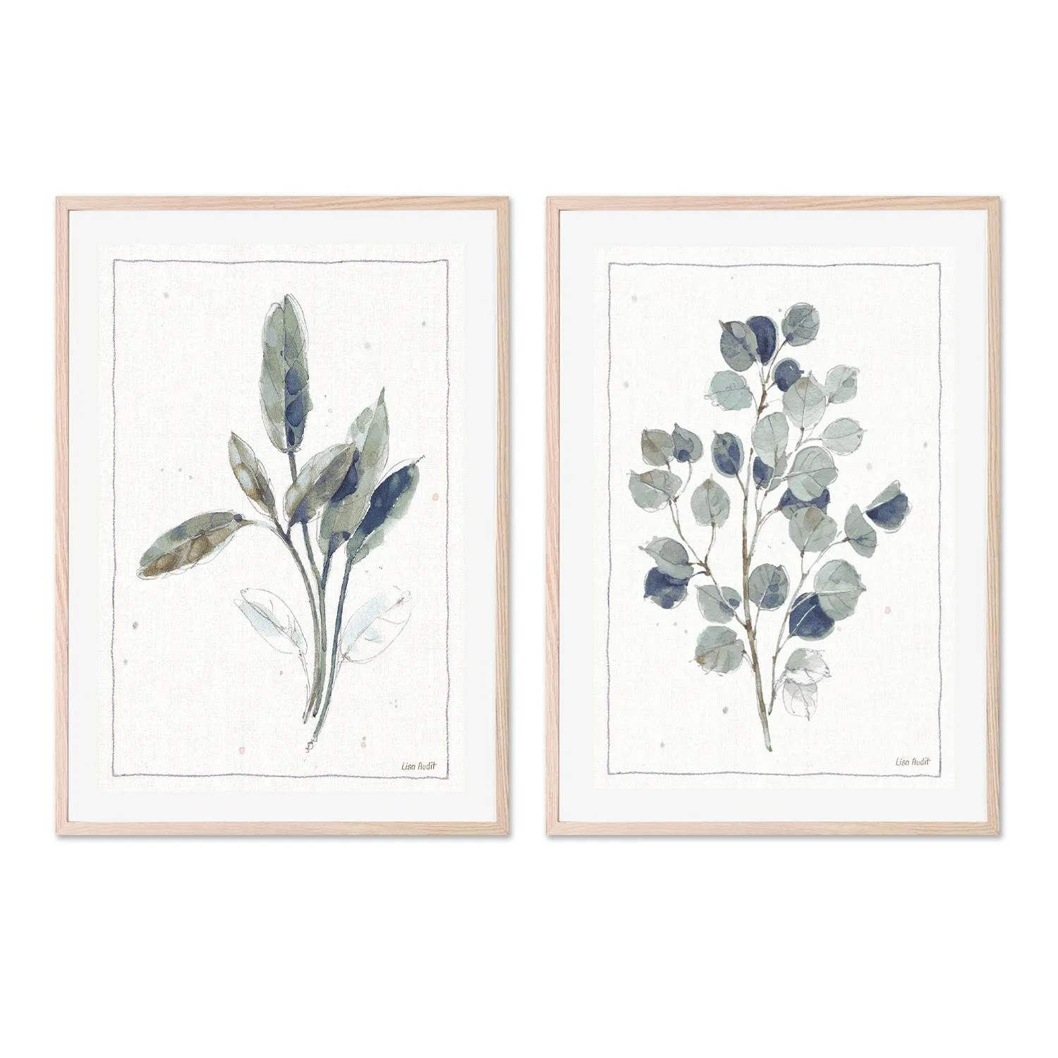A Country Weekend, Style A & B, Set Of 2 , By Lisa Audit
