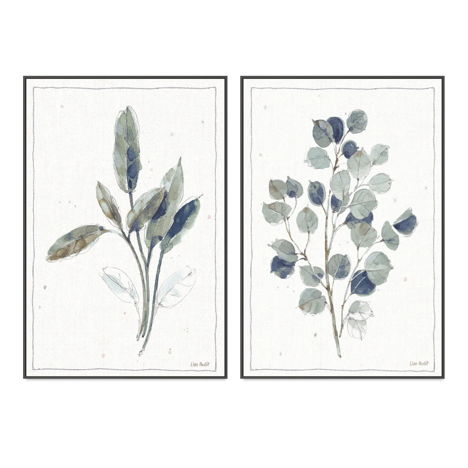A Country Weekend, Style A & B, Set Of 2 , By Lisa Audit
