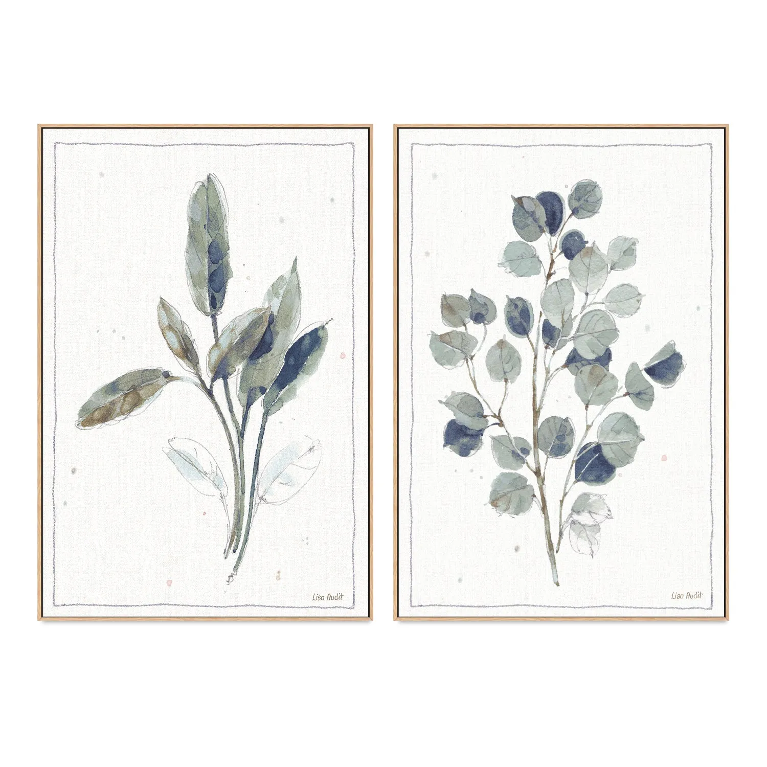 A Country Weekend, Style A & B, Set Of 2 , By Lisa Audit