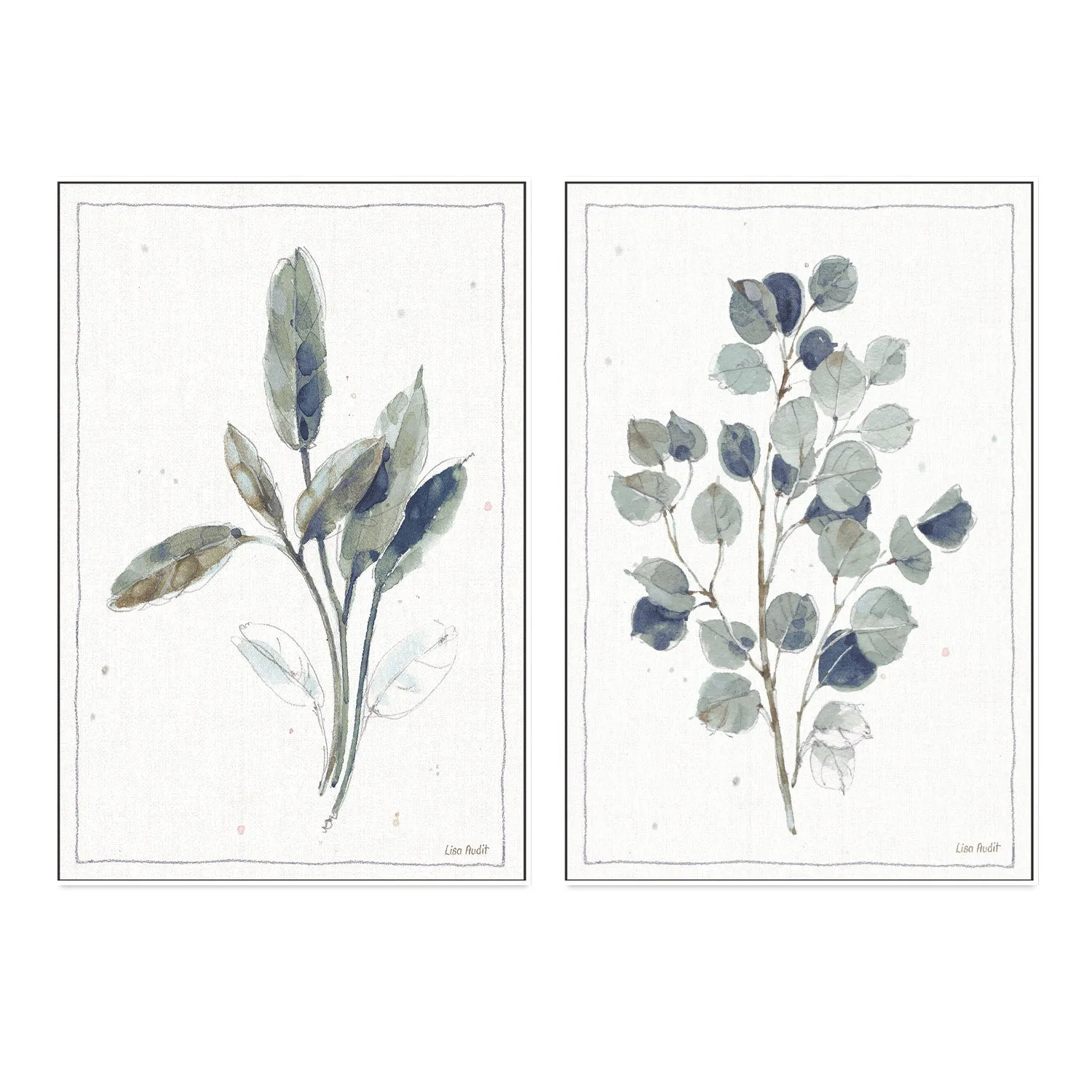 A Country Weekend, Style A & B, Set Of 2 , By Lisa Audit