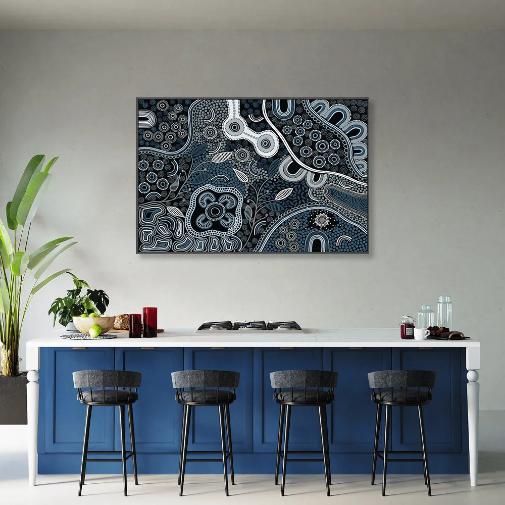 A Wonderland Of Healing, Blue Tones , By Kristy Rodney