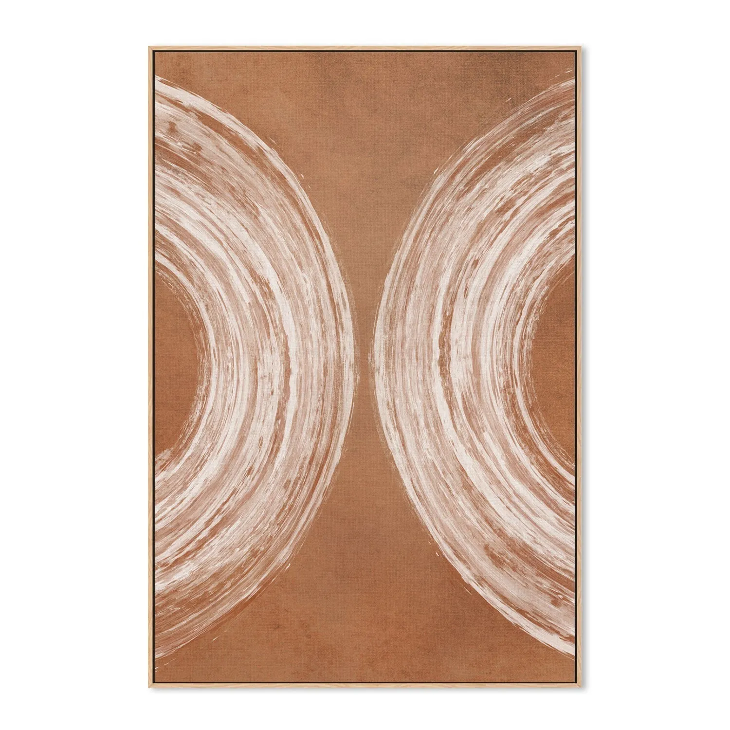 Abstract Curves Terracotta , By Dear Musketeer Studio