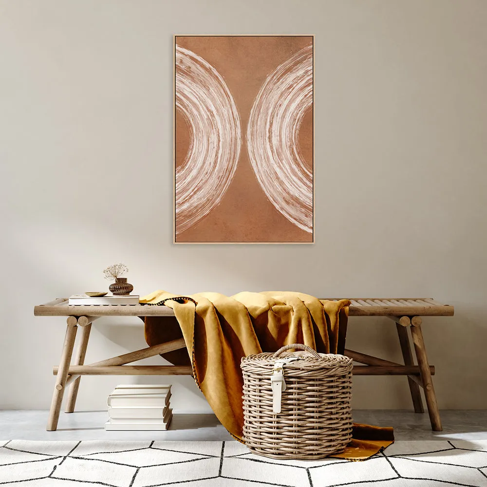 Abstract Curves Terracotta , By Dear Musketeer Studio