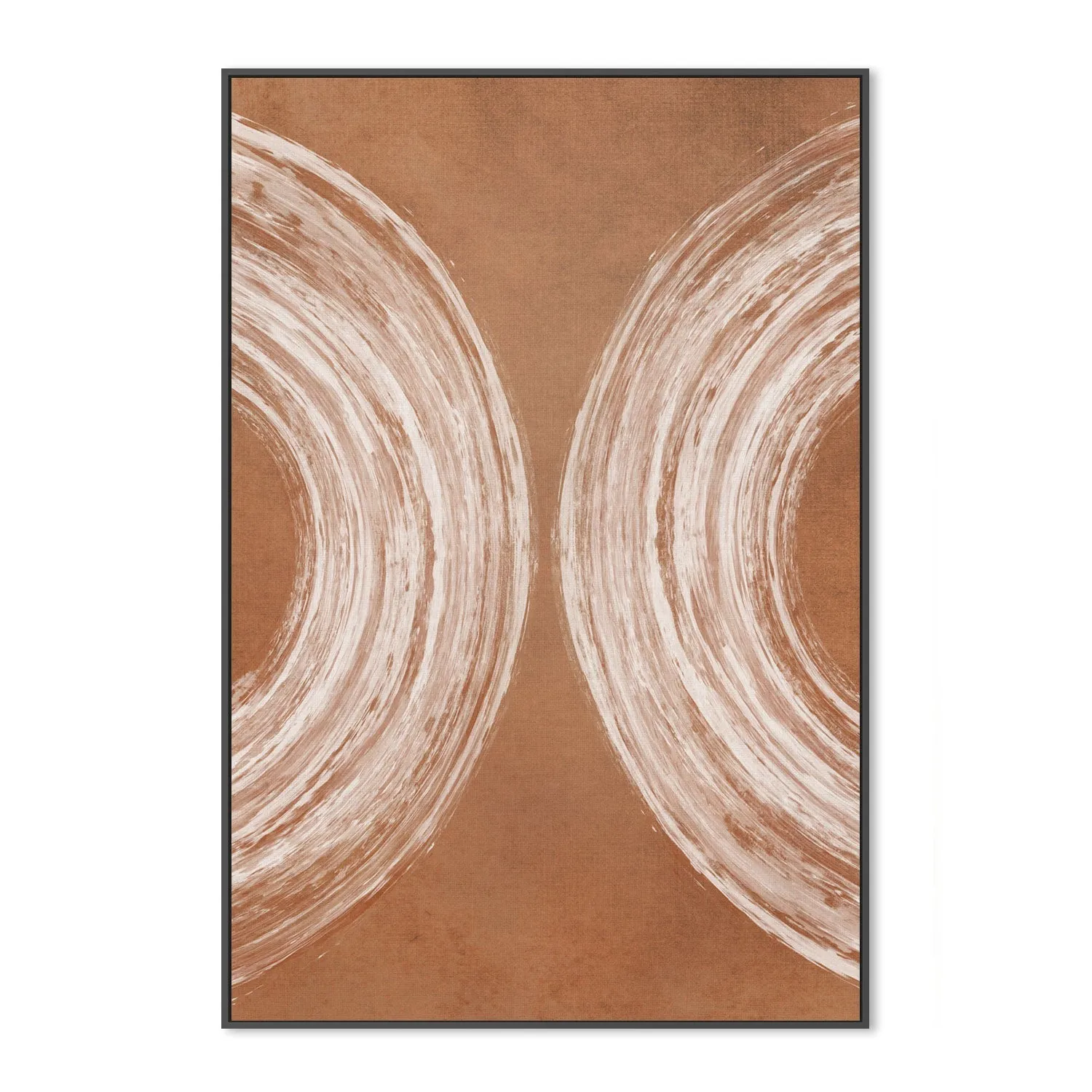 Abstract Curves Terracotta , By Dear Musketeer Studio