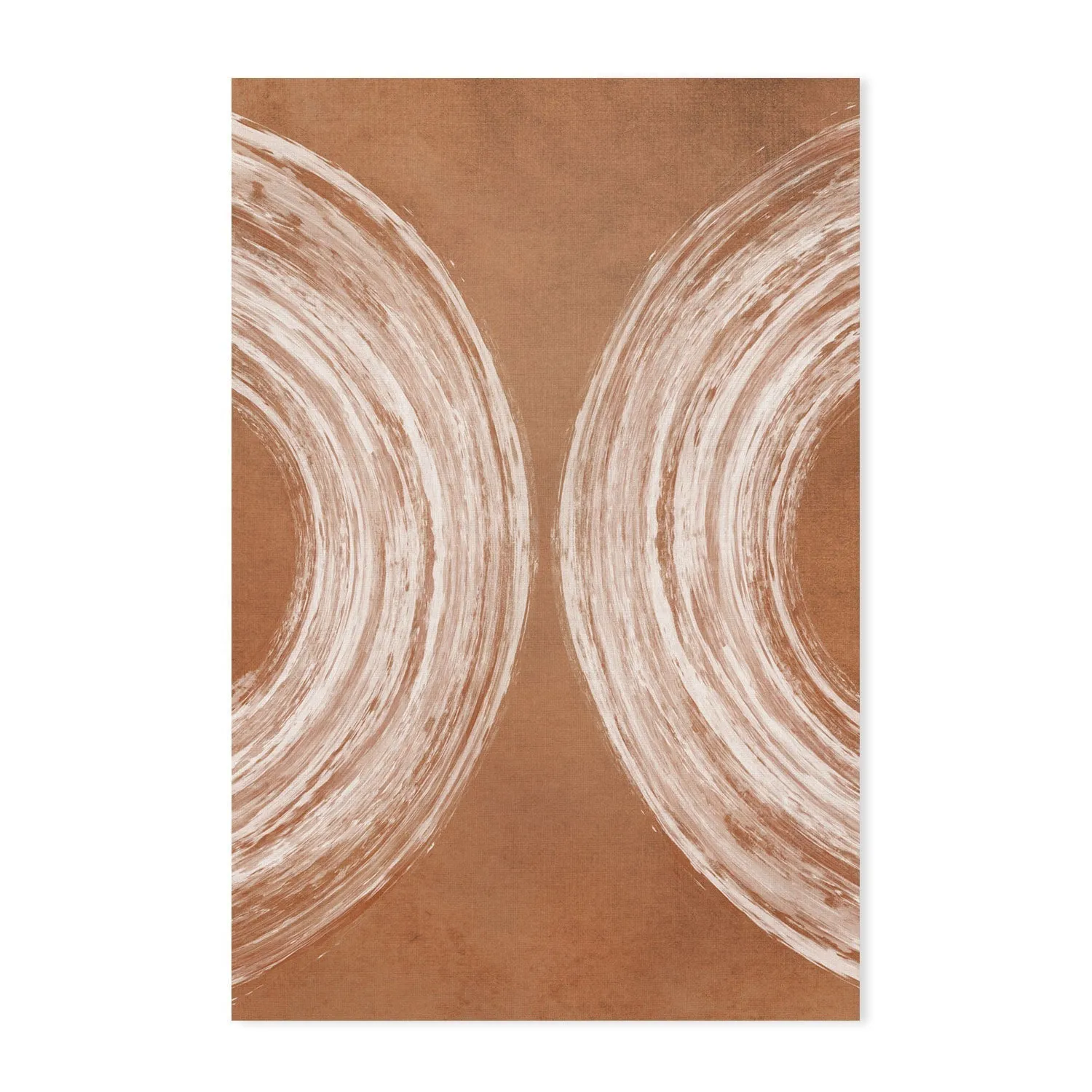 Abstract Curves Terracotta , By Dear Musketeer Studio