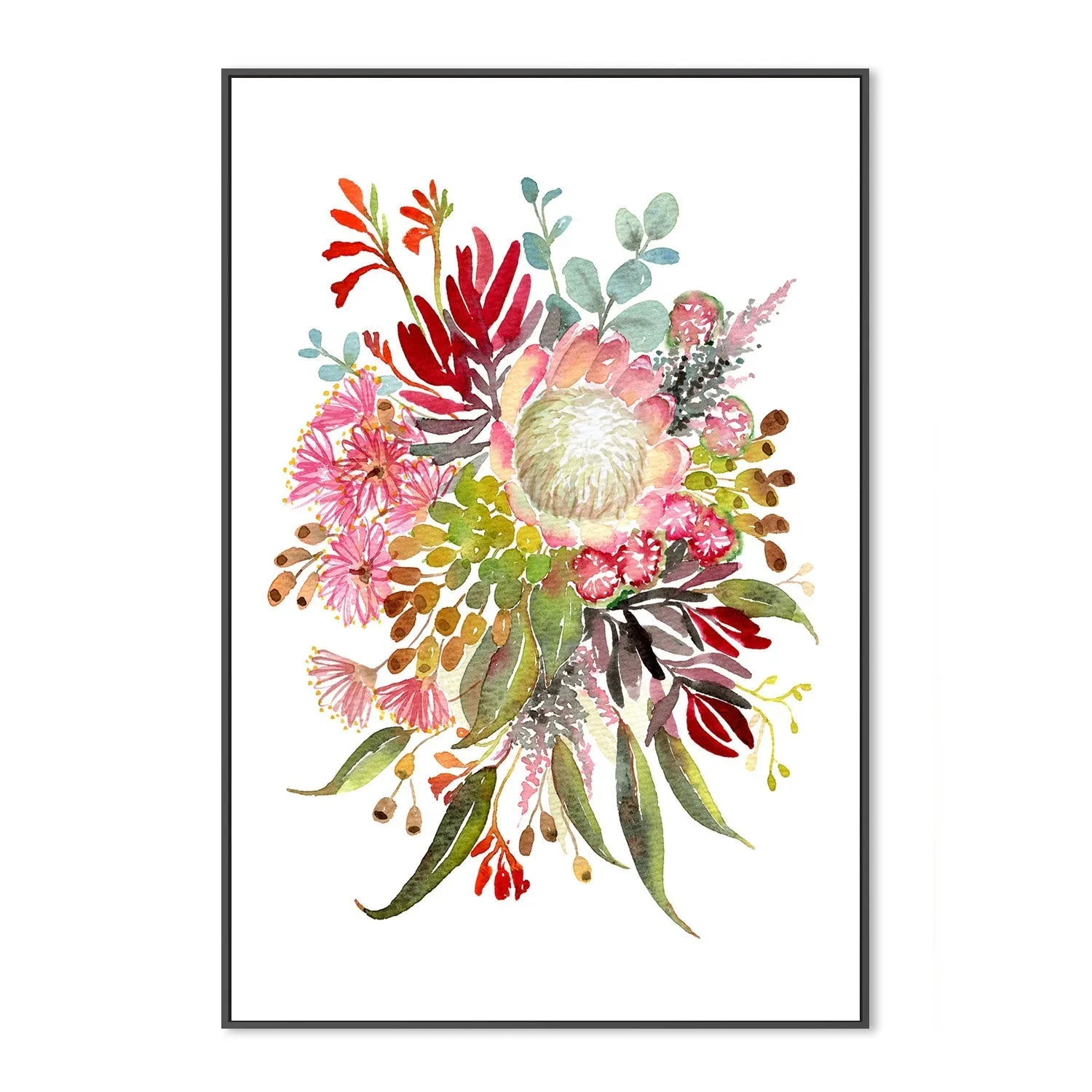 Abstract Native Plants , By Jessie Mitchelson