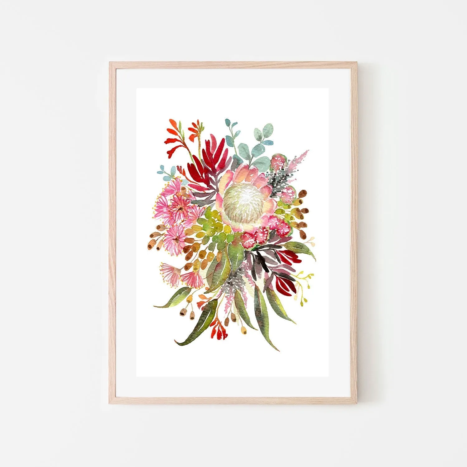 Abstract Native Plants , By Jessie Mitchelson