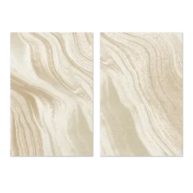 Abstract Sands, Style A & B, Set Of 2 , By Caroline Cerrato