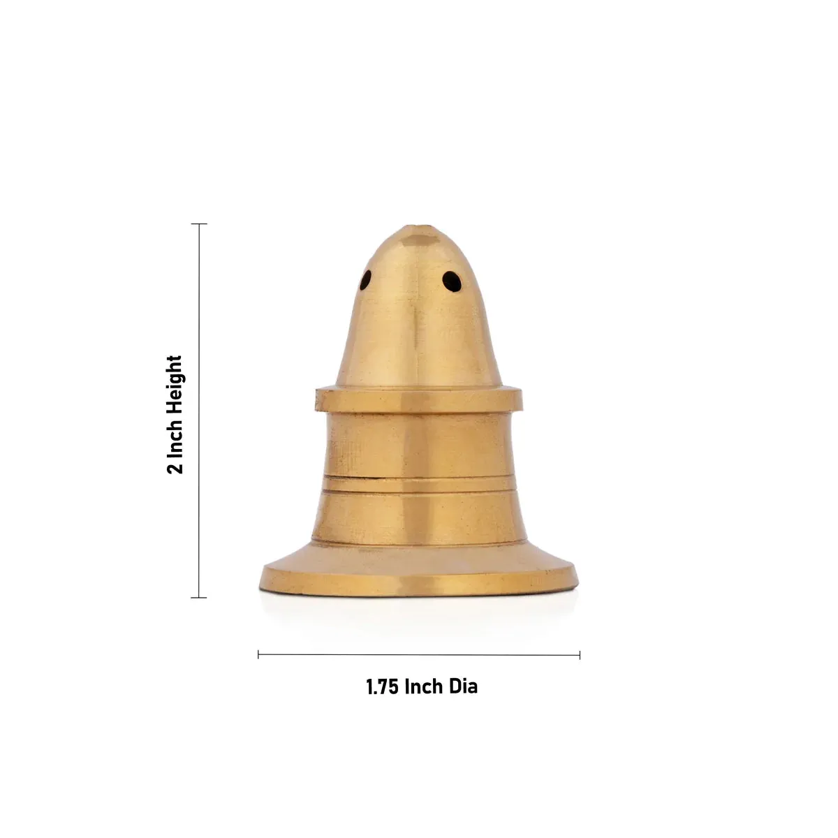 Agarbathi Stand - 2 x 1.75 Inches | Brass Incense Holder/ Agarbatti Stand for Pooja/ 45 Gms Approx