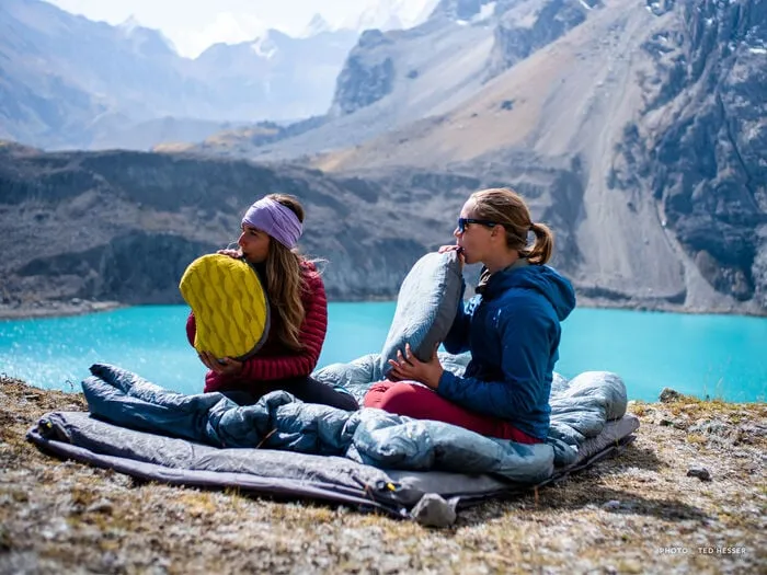 Air Head™ Pillow - Yellow Mountains