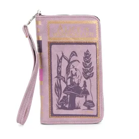 Alice in Wonderland Wristlet Wallet in Lavender