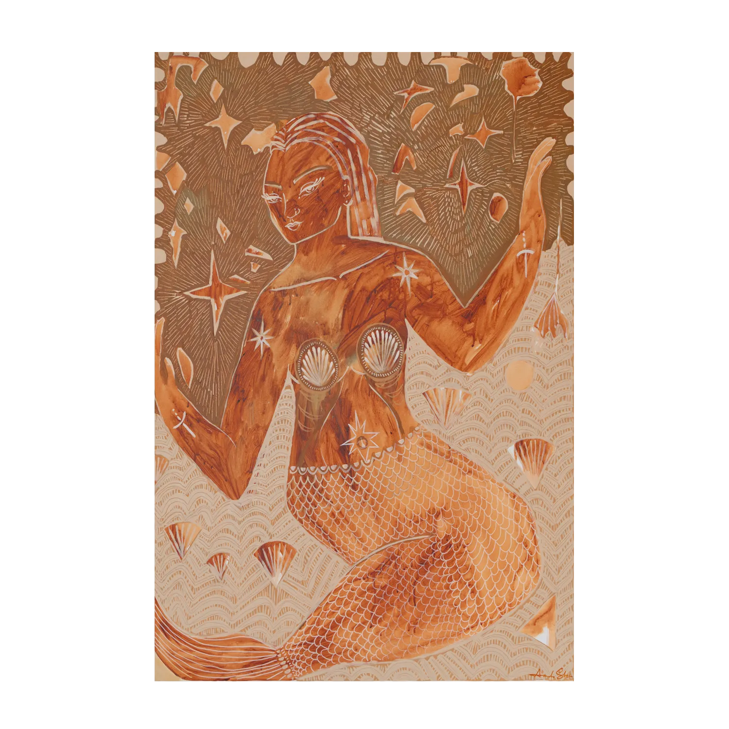 Amber Rose, Mermaid , By Amanda Skye