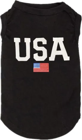 American Flag Popsicle 4th of July Funny Graphic Puppy Clothes Memorial Day, Independence Day, Holiday Dog Clothes for Small Dogs Boy Girl, Pet Cat Outfit (X-Small, Heart-Flag)