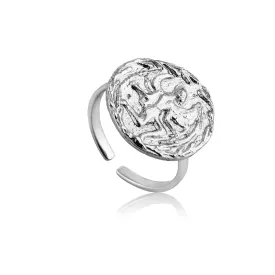 Ania Haie Boreas Adjustable Ring - Silver