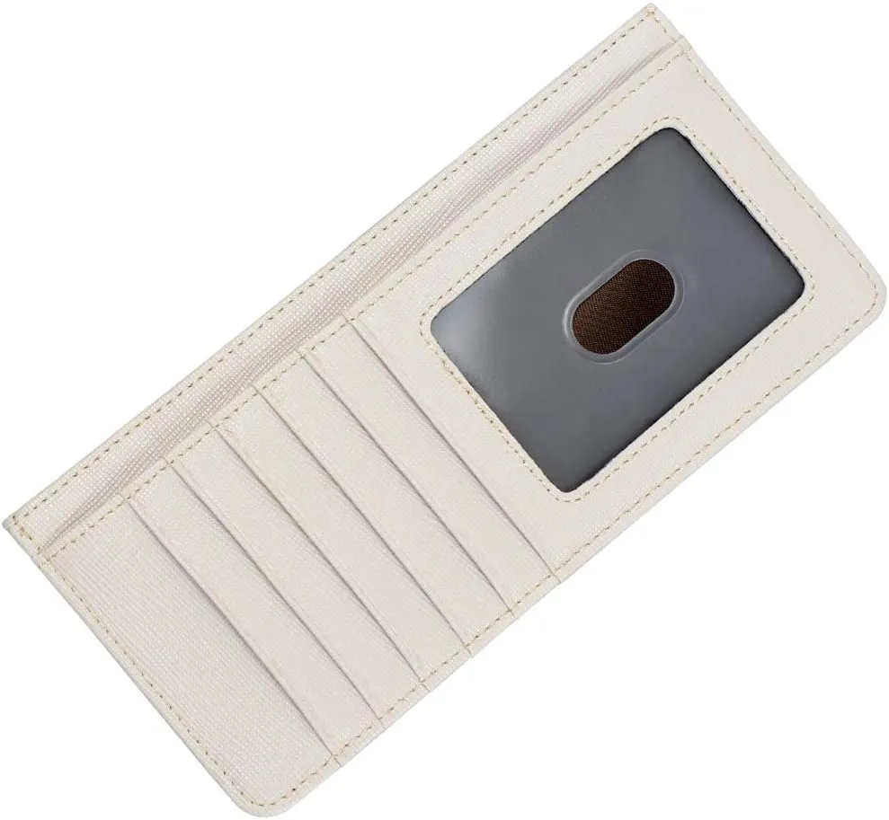 ARRIZO Women's Credit Card Wallet Slim Long Card Wallet Holder with Zipper Pocket for Cash, Coin, Receipt, ID Card