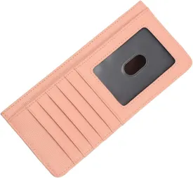 ARRIZO Women's Credit Card Wallet Slim Long Card Wallet Holder with Zipper Pocket for Cash, Coin, Receipt, ID Card