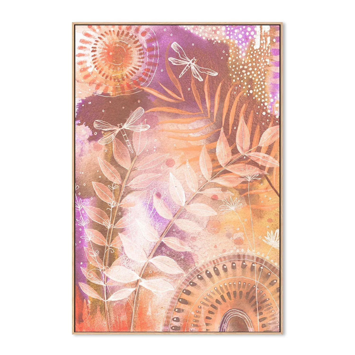 Autumn Dragonfly , By Sarah Carlton Art