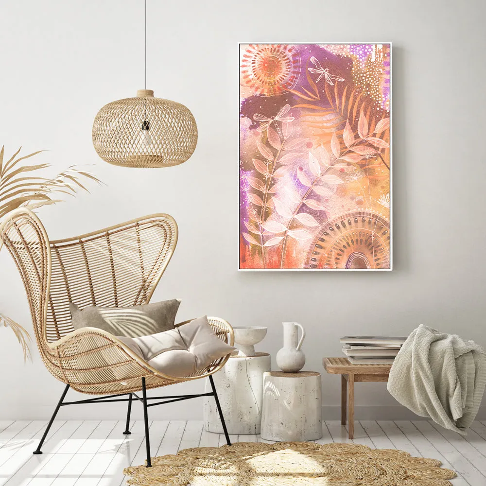 Autumn Dragonfly , By Sarah Carlton Art