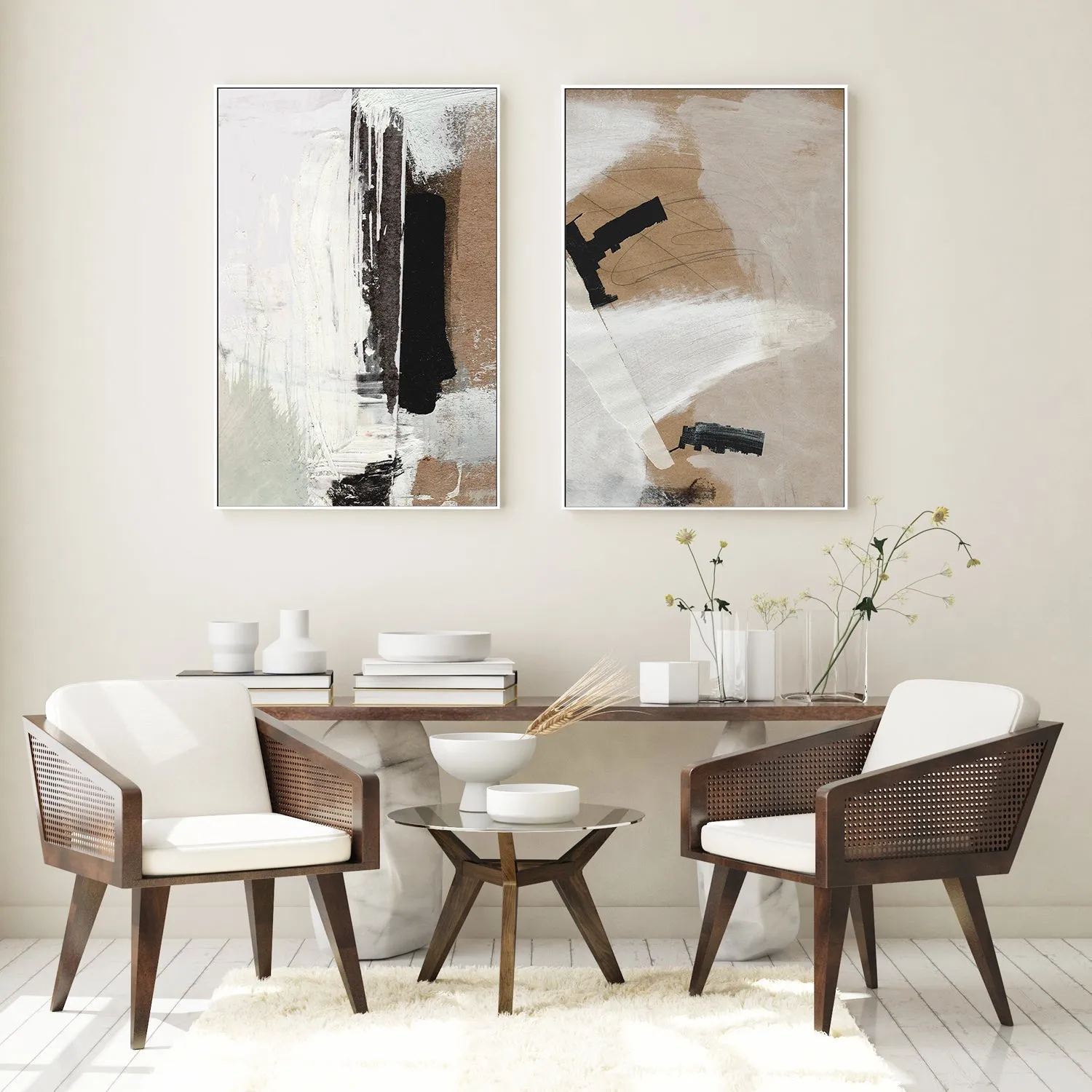 Avenue and Truce, Set Of 2, By Dan Hobday
