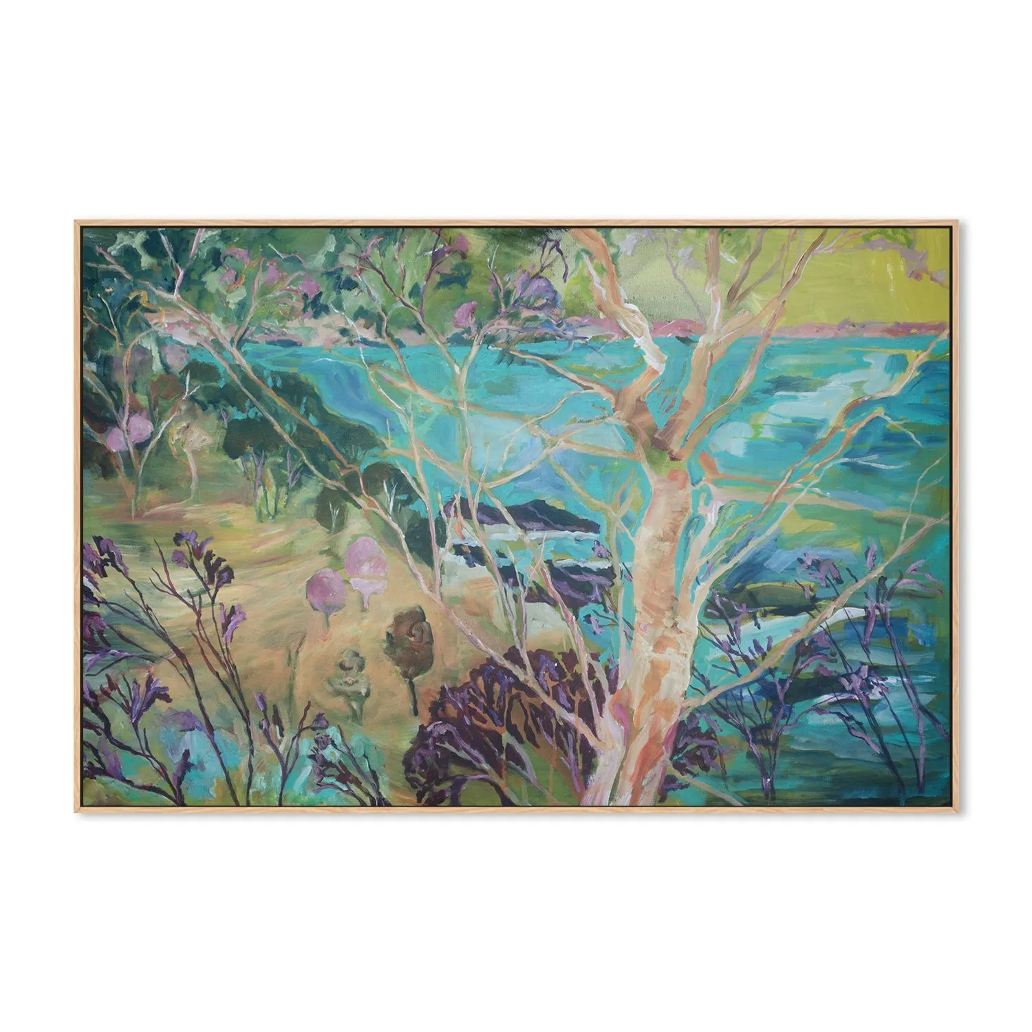 Azure Through The Trees , By Christine Read