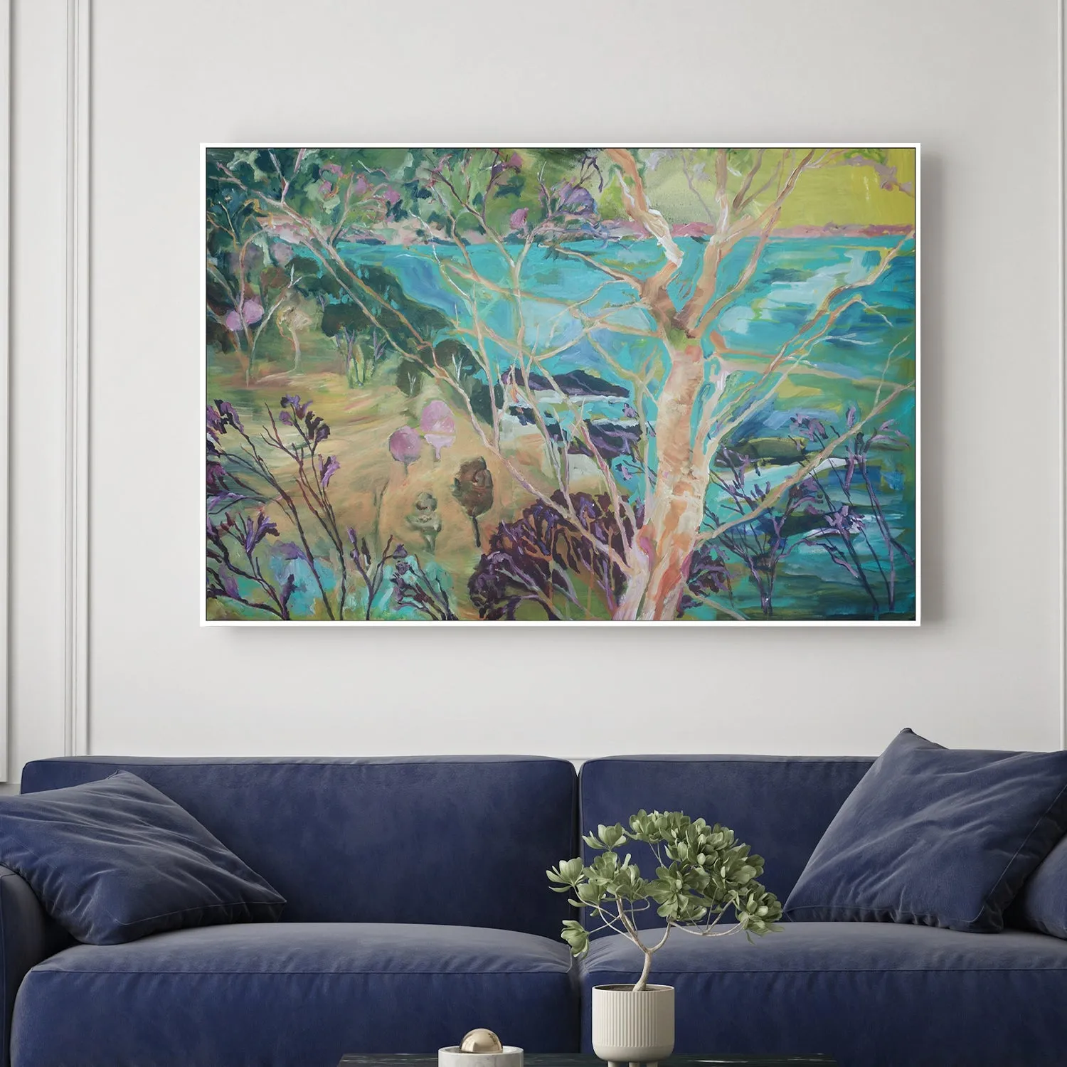 Azure Through The Trees , By Christine Read