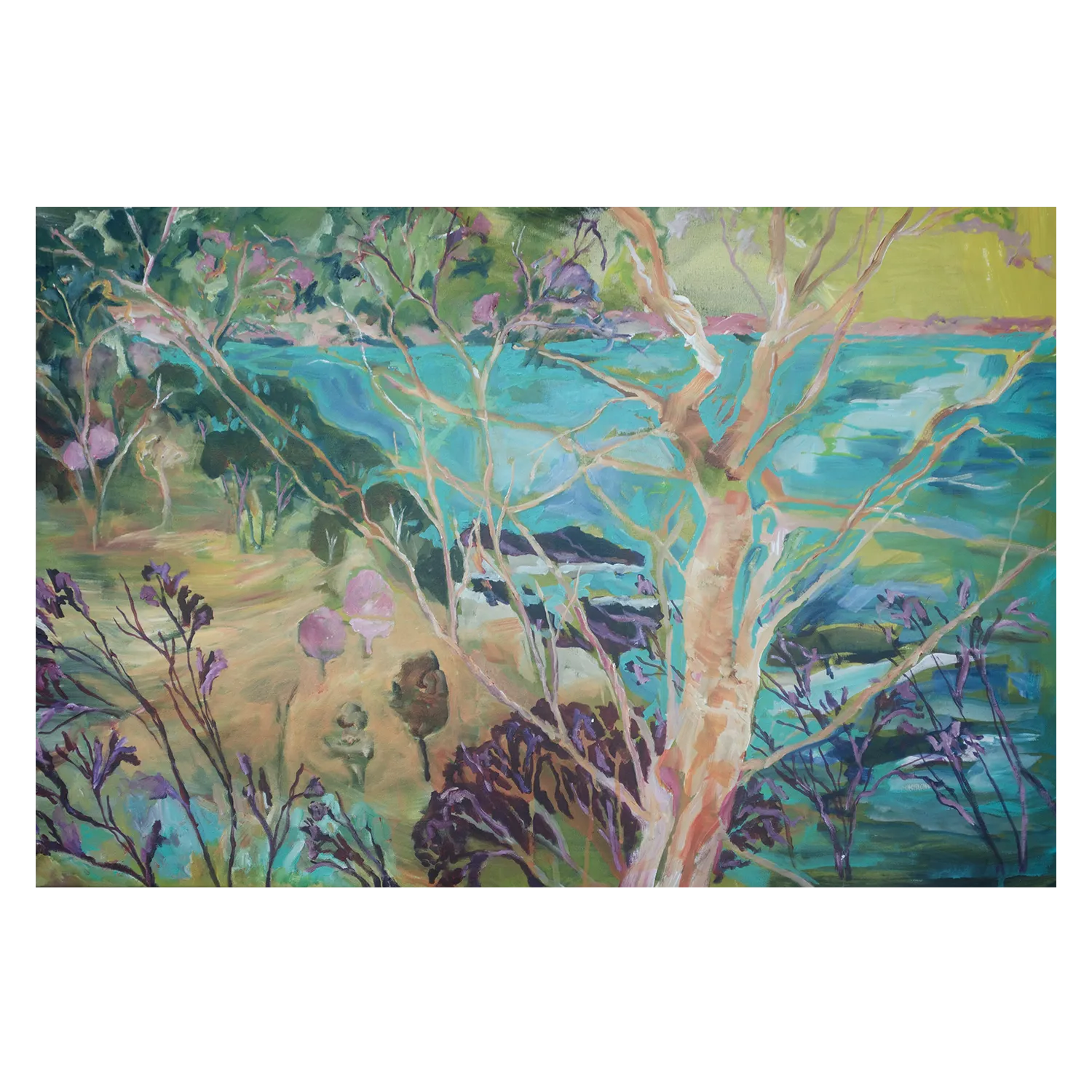 Azure Through The Trees , By Christine Read