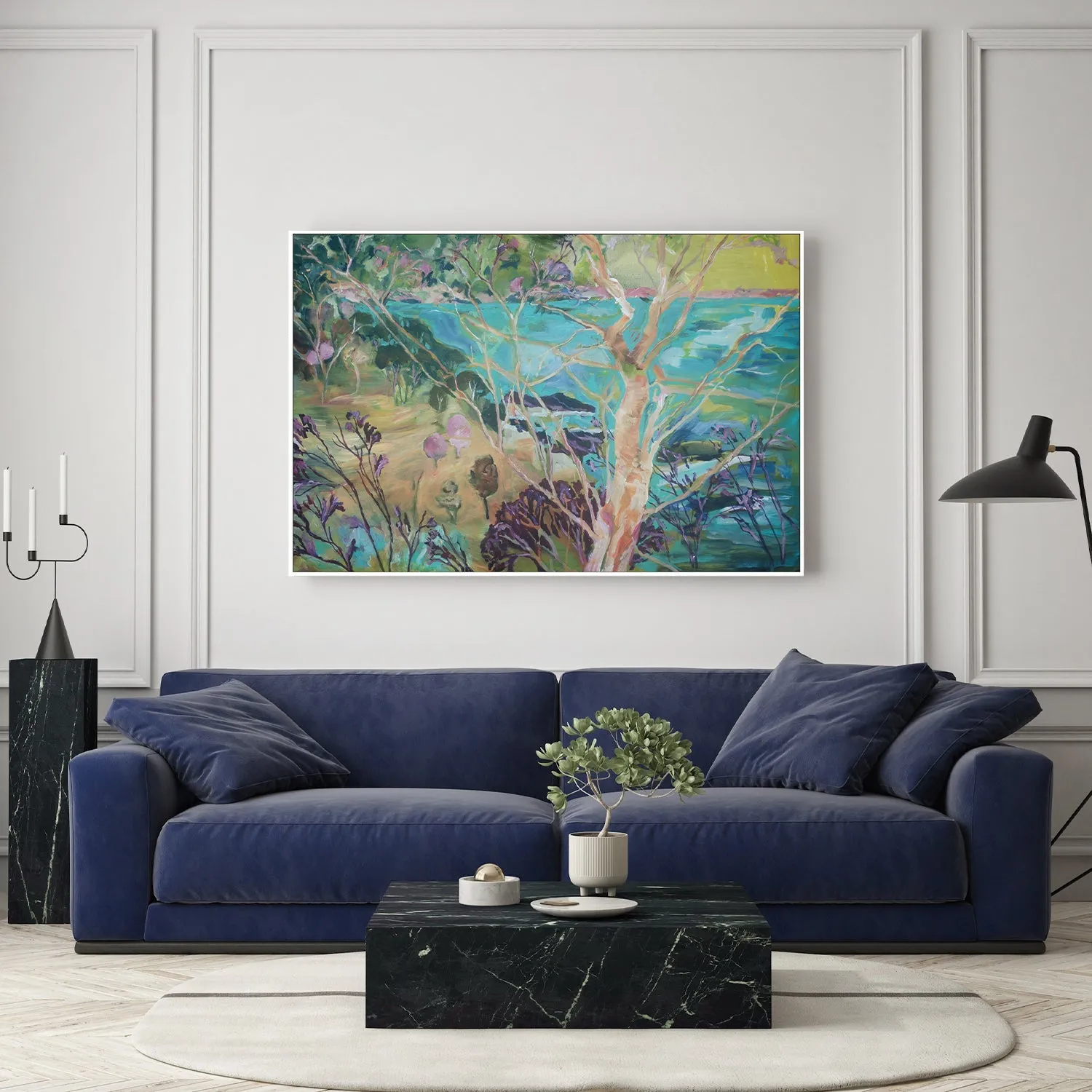 Azure Through The Trees , By Christine Read