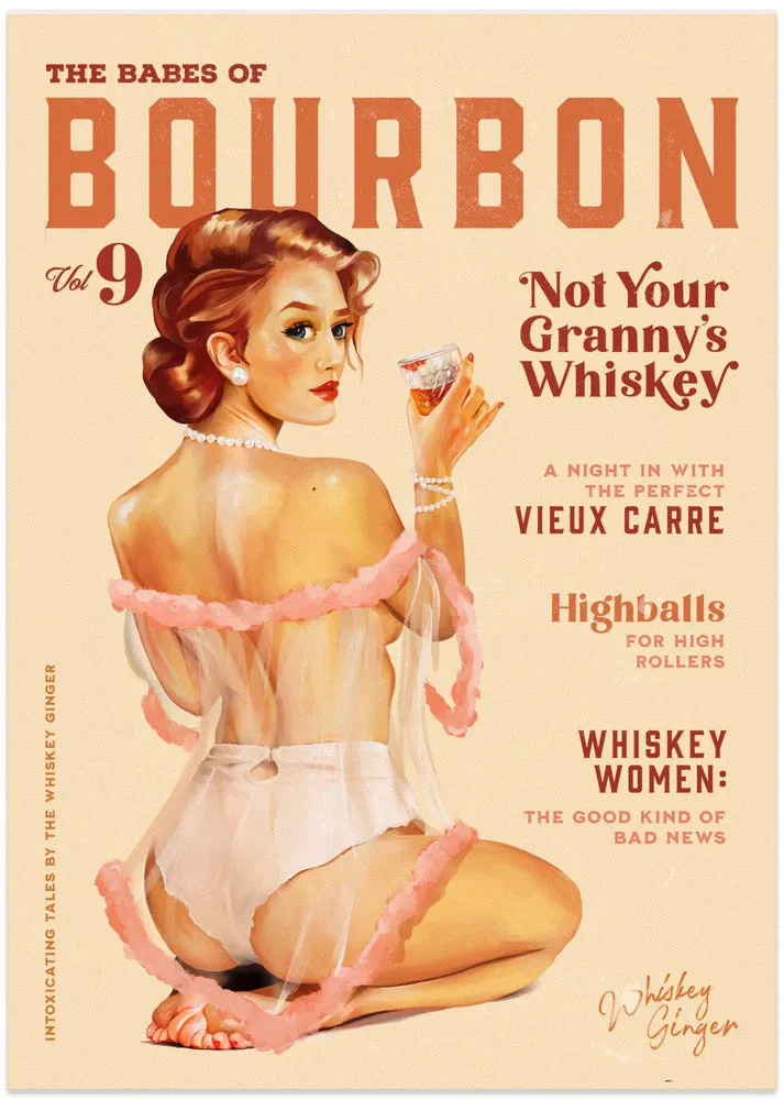 Babes of Bourbon Vol 9 Vintage Whiskey Pinup , By Brett Gramse