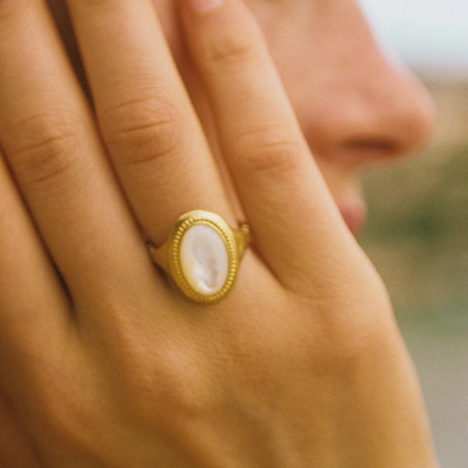 Bal II White Ring