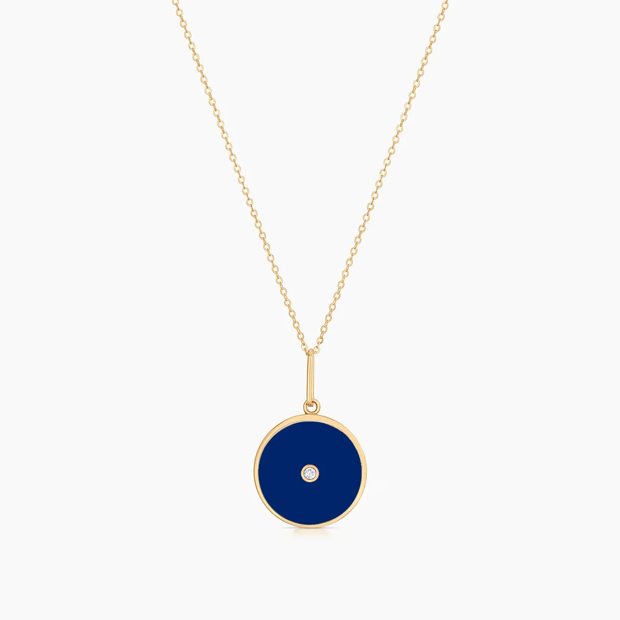 Balia Blue Enamel Necklace
