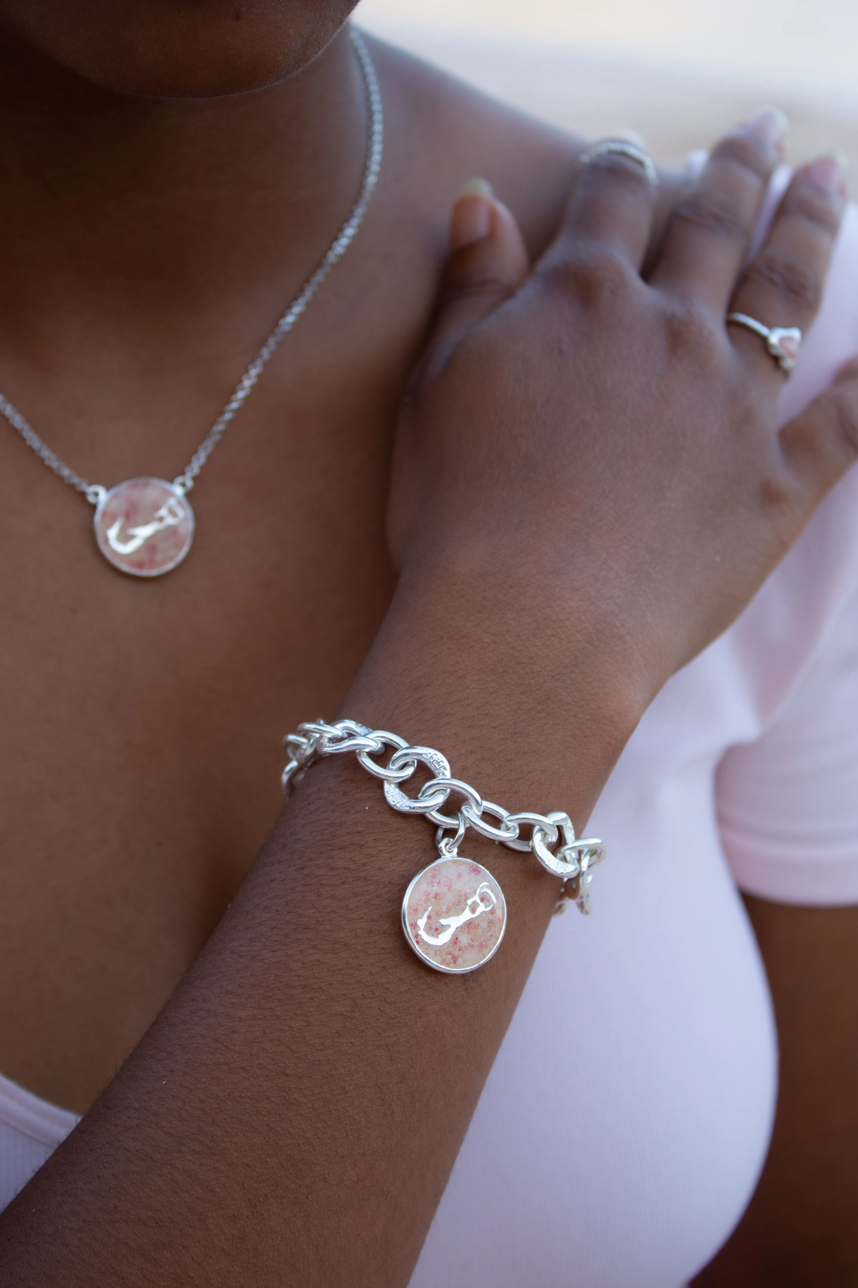 Bermuda ~ Coin Chunky Chain Bracelet