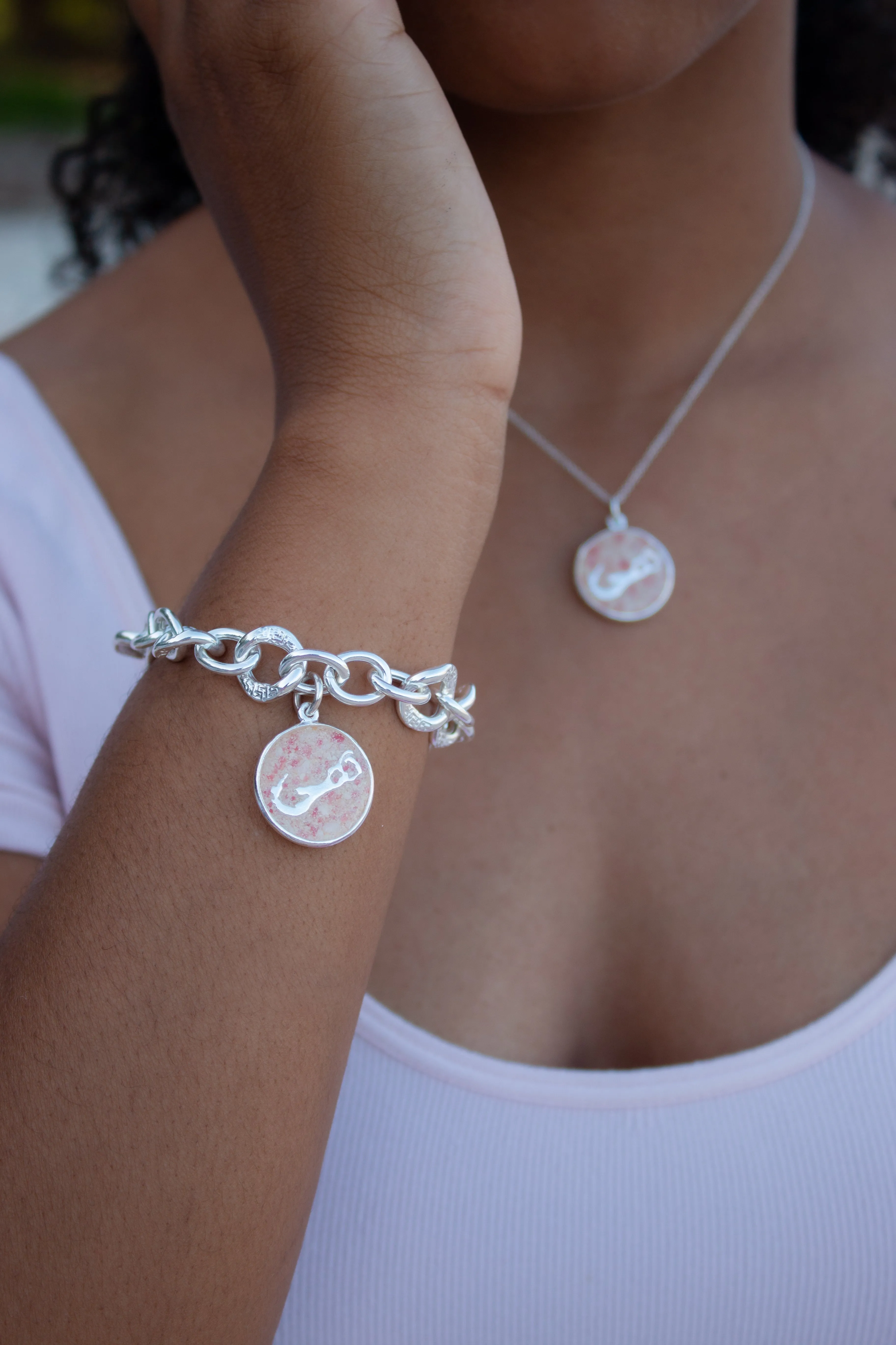 Bermuda ~ Coin Chunky Chain Bracelet