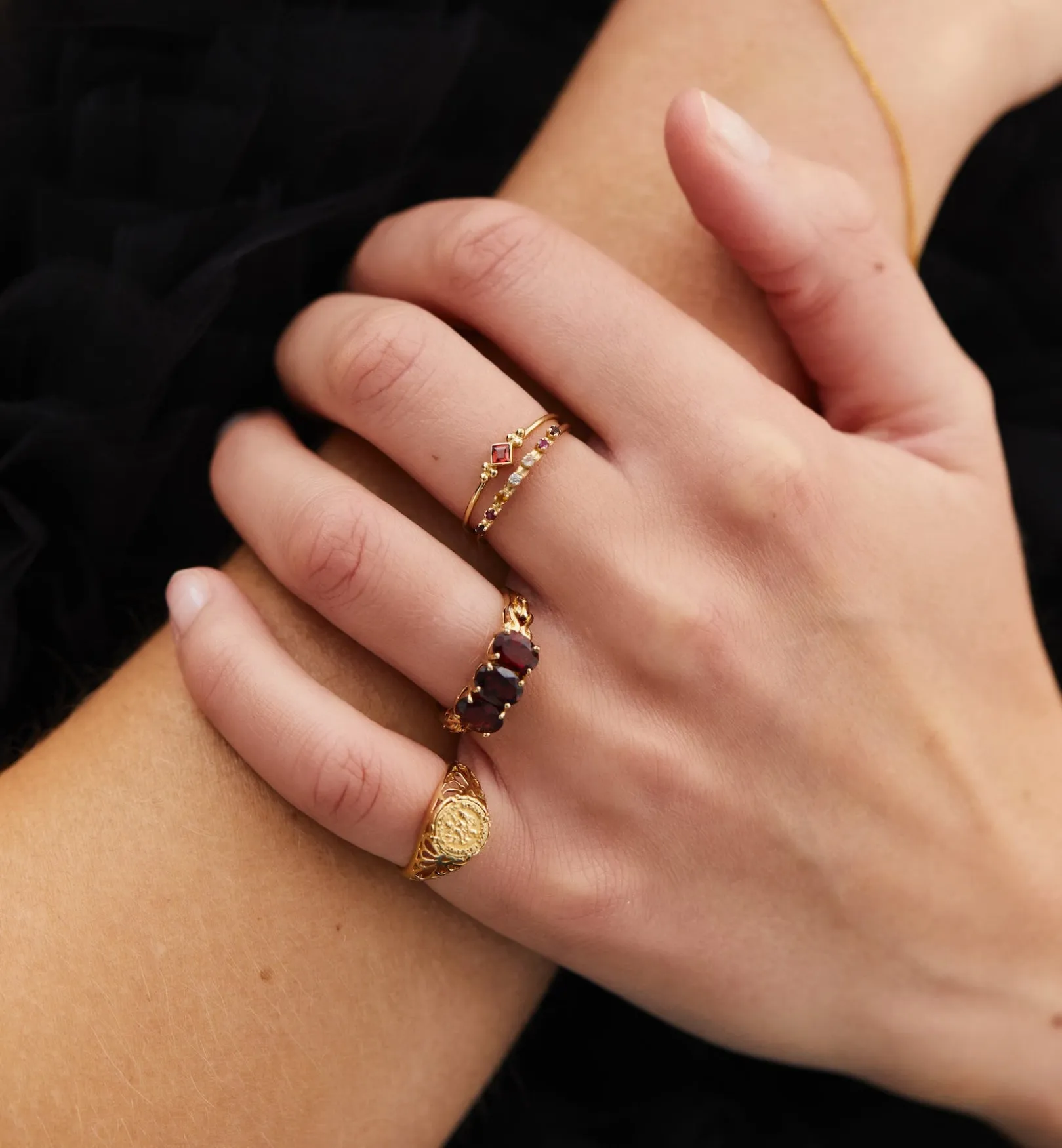 Betsy Pink Ring 14K