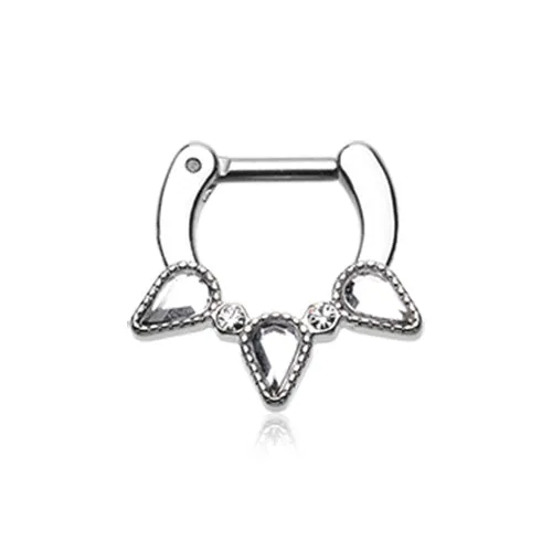 Bibiana Trident Septum Ring