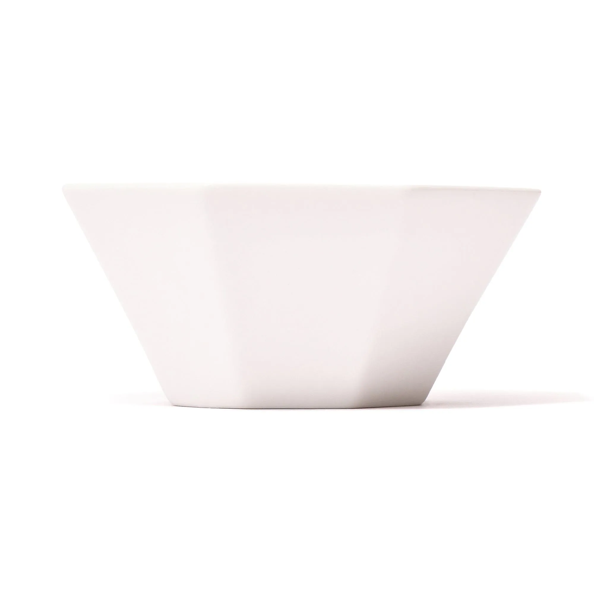 Blanche Bowl Medium Octagon  White
