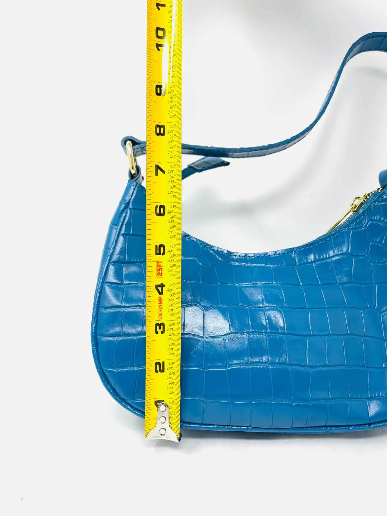 Blue/Gold Reptile Chain Purses Purse