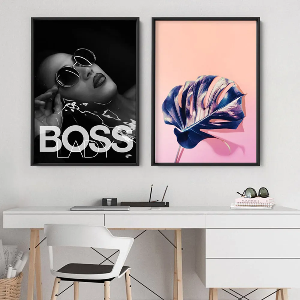 BOSS Lady Black and White I - Art Print