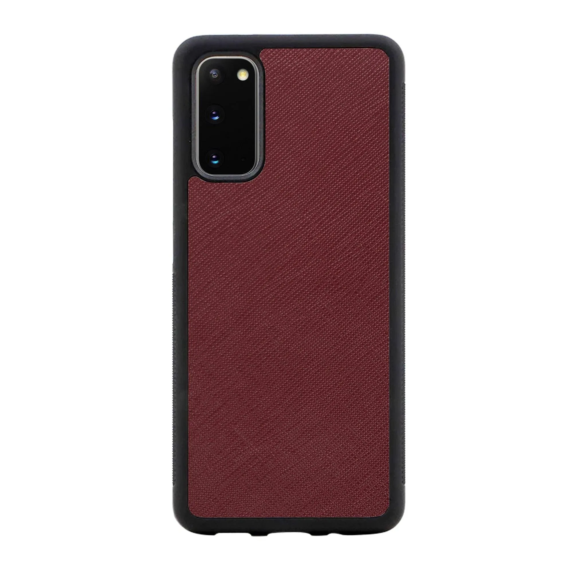 Burgundy - Samsung S20 Saffiano Phone Case