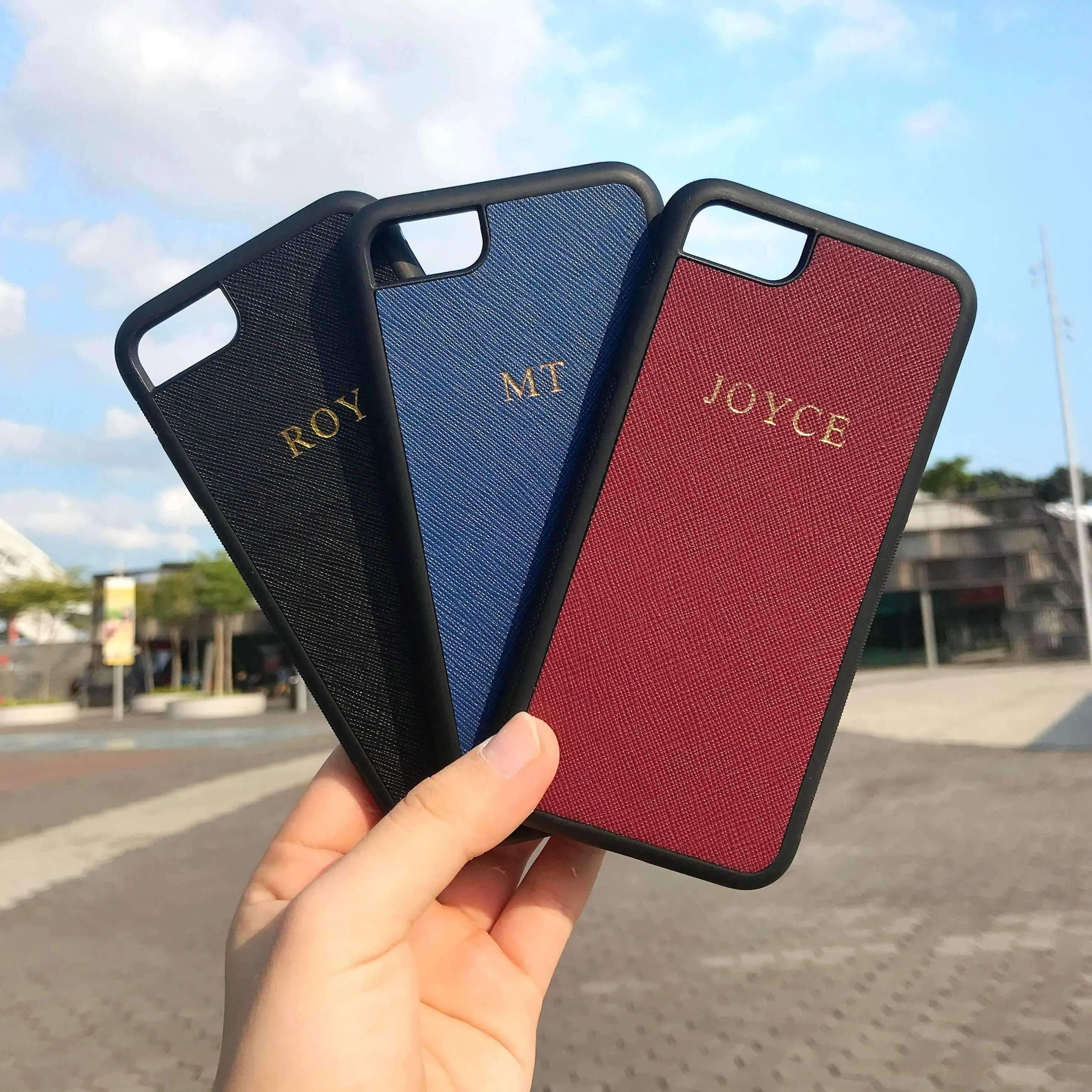 Burgundy - Samsung S20 Saffiano Phone Case