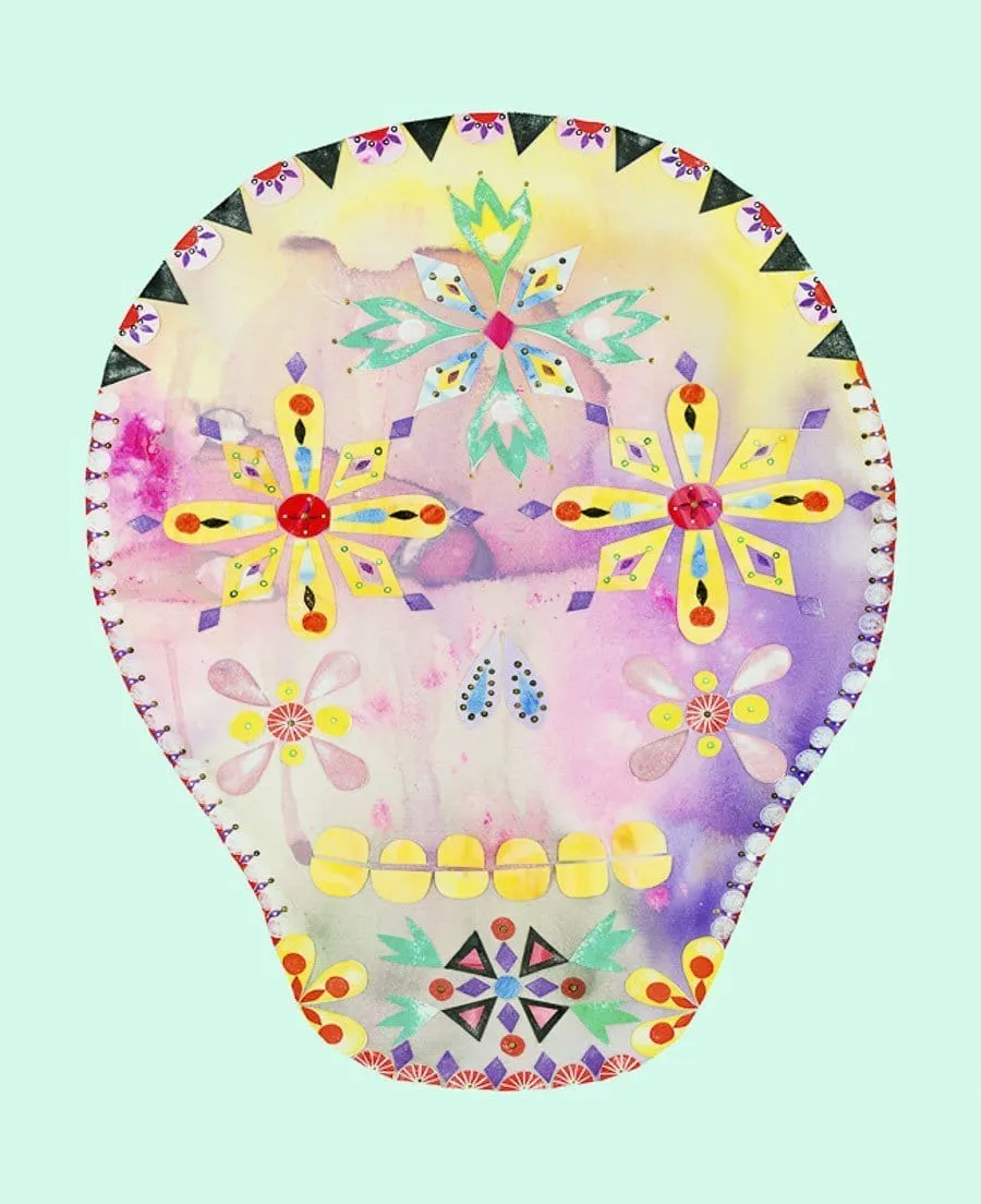 Calavera Green - Print