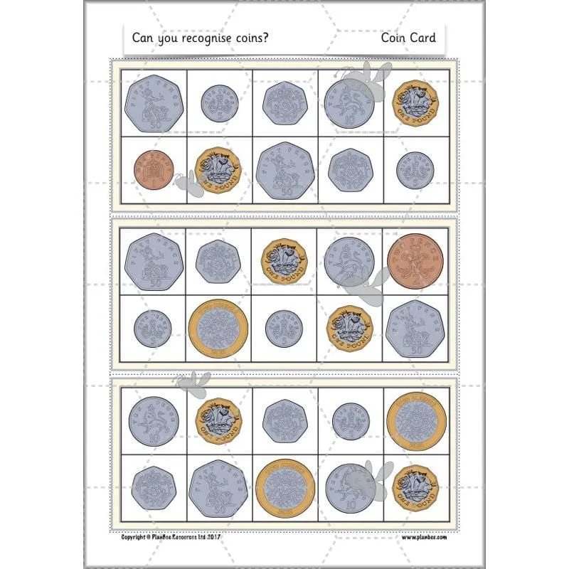 Can you recognise coins?