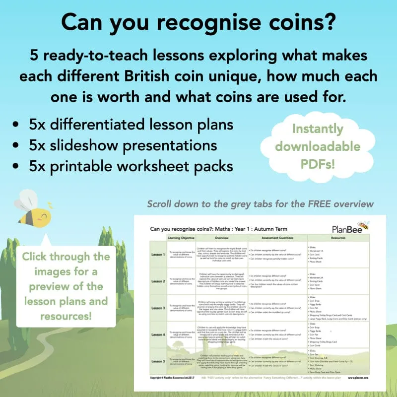 Can you recognise coins?